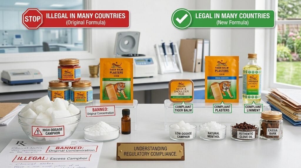 Why is Tiger balm illegal